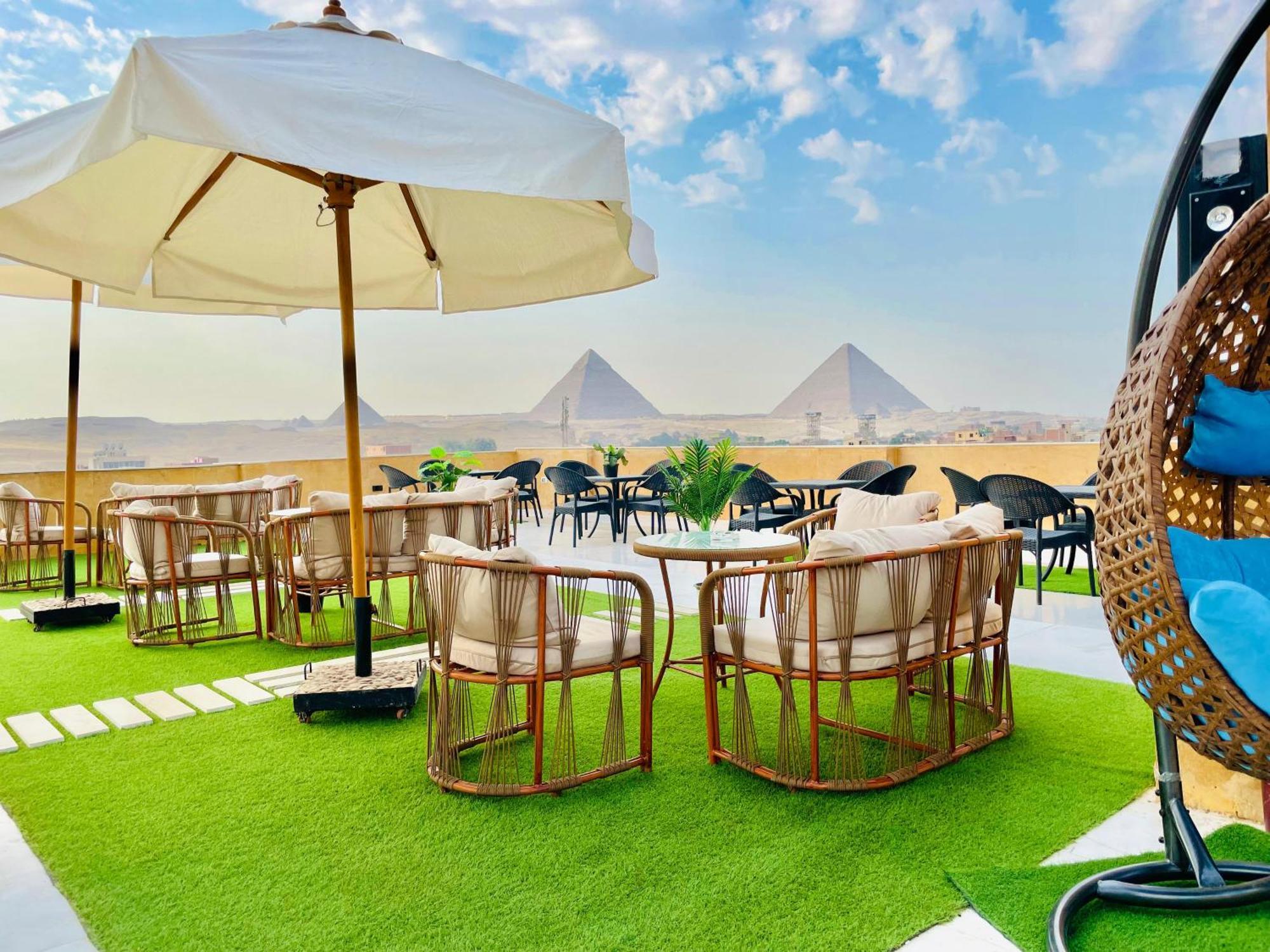 Palm Pyramids View Inn Kafret el-Gabal المظهر الخارجي الصورة